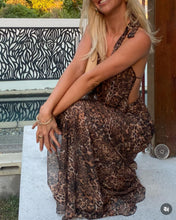 Load image into Gallery viewer, Peppermayo - Elysia Maxi Dress in Leopard
