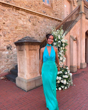 Load image into Gallery viewer, The Wolf Gang - Oahu Slip dress in Aquamarine