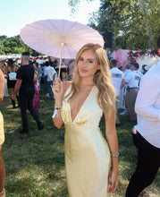 Load image into Gallery viewer, Little JC Boutique - Andie Dress in Yellow Satin