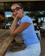 Load image into Gallery viewer, Mode Mischief - Zip Short sleeve blouse