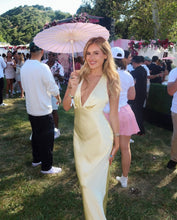 Load image into Gallery viewer, Little JC Boutique - Andie Dress in Yellow Satin