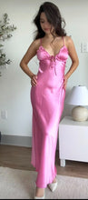Load image into Gallery viewer, Zara - Ruffle Satin Midi in Pink