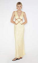 Load image into Gallery viewer, Bec & Bridge - Agathe Diamond Butter Yellow Dress