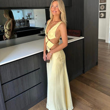 Load image into Gallery viewer, Bec & Bridge - Agathe Diamond Butter Yellow Dress