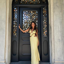 Load image into Gallery viewer, Bec & Bridge - Agathe Diamond Butter Yellow Dress