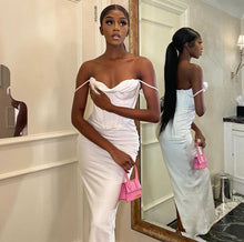 Load image into Gallery viewer, House of CB - Charmaine Corset Maxi Dress in Ivory