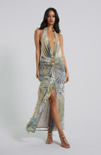 Load image into Gallery viewer, Jaded London - Cindy Plunge Maxi Dress In Green