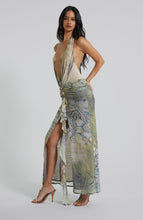 Load image into Gallery viewer, Jaded London - Cindy Plunge Maxi Dress In Green