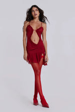 Load image into Gallery viewer, Jaded London - Mini Fatale Dress in Scarlett Red
