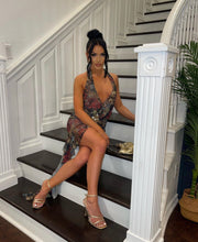 Load image into Gallery viewer, Jaded London - Cindy Plunge Mini Dress