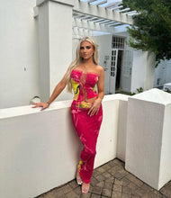 Load image into Gallery viewer, Murci - Sour Print Lace Up Mesh Set