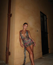 Load image into Gallery viewer, Jaded London - Cindy Plunge Mini Dress