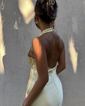Load image into Gallery viewer, Little JC Boutique - Andie Dress in Yellow Satin