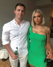 Load image into Gallery viewer, By Johnny - Lean Shoulder Mini Dress