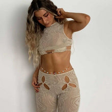 Load image into Gallery viewer, I AM GIA - Amina Set in Tan Burnout