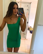 Load image into Gallery viewer, By Johnny - Lean Shoulder Mini Dress