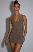Load image into Gallery viewer, Babyboo - Nyla Mini Dress in Mocha