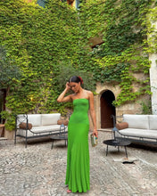 Load image into Gallery viewer, COS - Knitted Bandeau Maxi in Green
