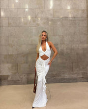 Load image into Gallery viewer, Peppermayo - Allanna Frill Maxi Dress in White
