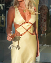 Load image into Gallery viewer, Bec &amp; Bridge - Agathe Diamond Butter Yellow Dress
