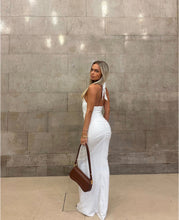 Load image into Gallery viewer, Peppermayo - Allanna Frill Maxi Dress in White
