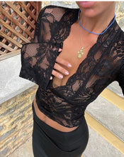 Load image into Gallery viewer, Pretty Lace Top - Black
