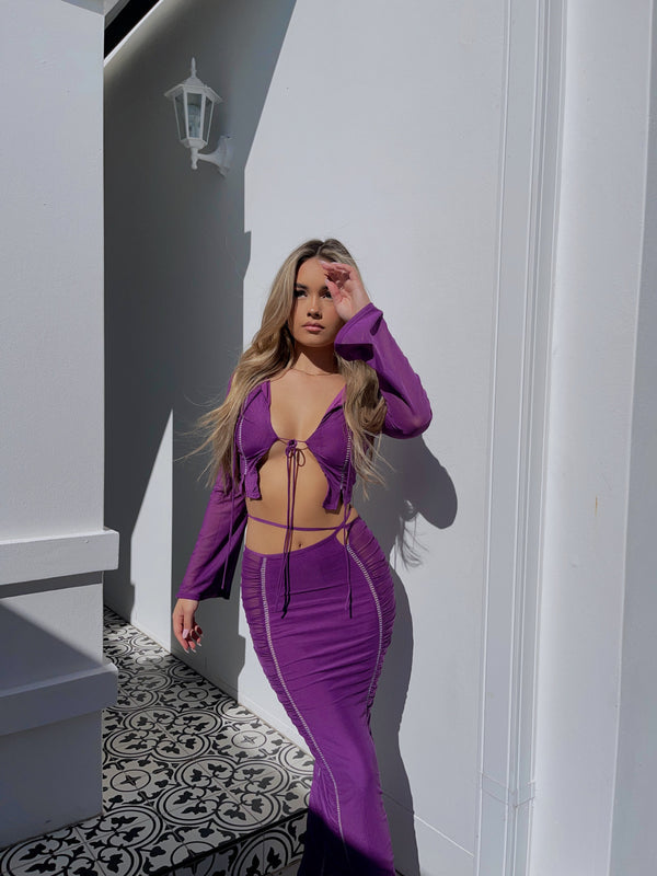 Outcast - Maddy Set in Purple
