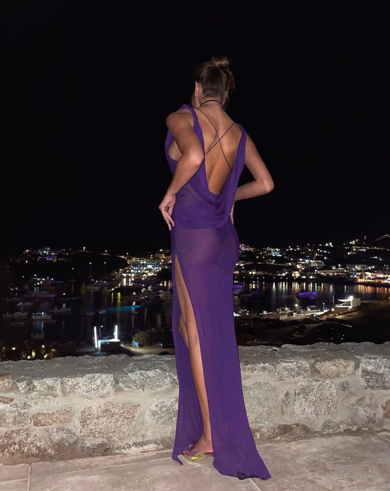 purple rat and boa dress Rent Rat & Boa Purple Dress UK 12