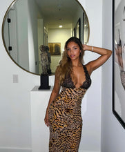 Load image into Gallery viewer, Rat &amp; Boa - Akima Leopard Slip Dress
