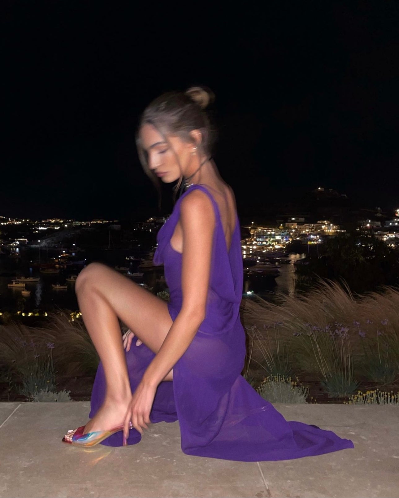 rat and boa purple dress Rat & Boa