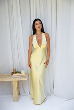 Load image into Gallery viewer, Little JC Boutique - Andie Dress in Yellow Satin
