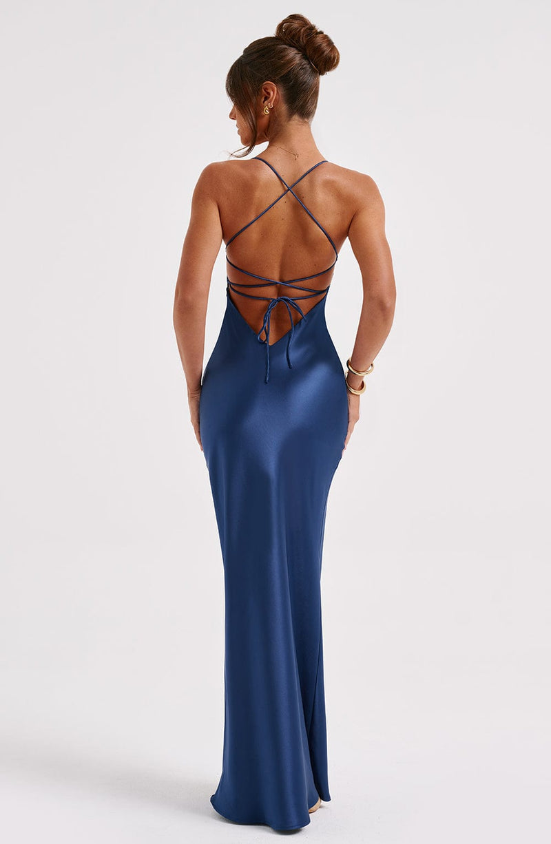 Babyboo - Malika Maxi Dress in Navy  Pretty Little Hires