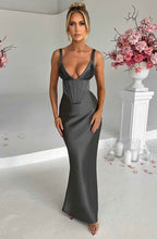 Load image into Gallery viewer, Babyboo - Shae Maxi Dress in Charcoal
