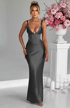 Load image into Gallery viewer, Babyboo - Shae Maxi Dress in Charcoal
