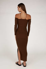 Load image into Gallery viewer, Dissh - Gianna Chocolate Knit Midi Dress
