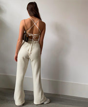Load image into Gallery viewer, MR WINSTON - Ribbed pant and corset top
